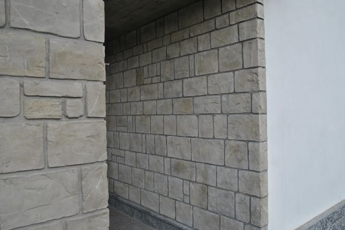 arzani decorazioni realizza rivestimenti per colonne interne ed esterne ad effetto mattoni faccia vista
